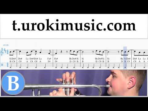 How to play Miley Cyrus - Flowers on Trumpet Tabs Notes Solo