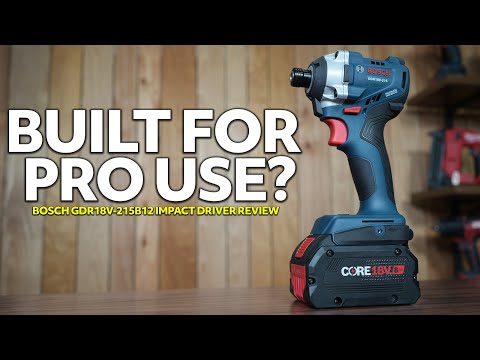 NEW Bosch Impact Driver: Real World Testing & Review