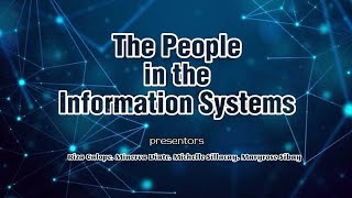 The People in the Information Systems