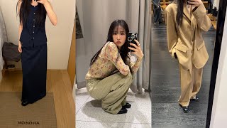 한남동 쇼룸 투어 | 봄 신상 먼저 입어봤어요 (문달 · Le17Septembre · 모노하 · ELBORN)