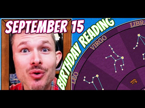 'Secret Language of Birthdays' September 15 Birthday Reading 🪩