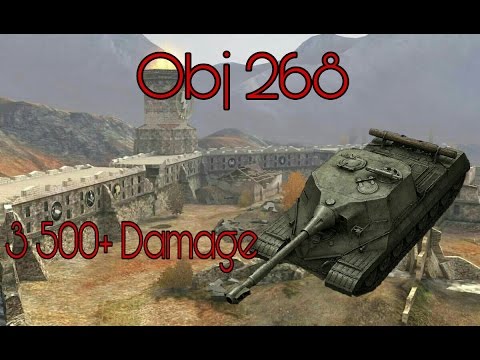 World Of Tanks Blitz: Obj. 268 3,500 Damage Gameplay #28