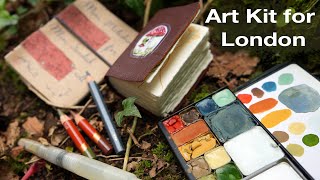 Packing Art Supplies for a 2-Day London Trip + Sketchbook Tour!