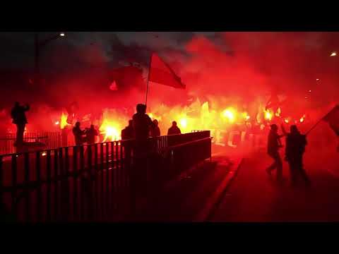 Piękna oprawa na marszu w 2017r