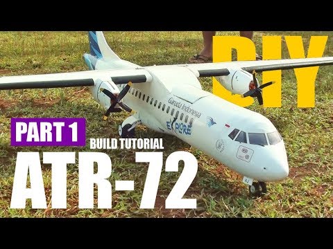 How to Make Twin Motor ATR-72 600 RC Plane Part 1