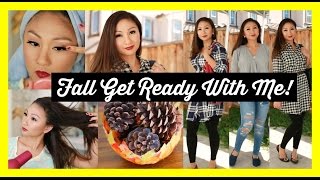 FALL GET READY WITH ME! 7 FALL OUTFIT IDEAS + DIY!