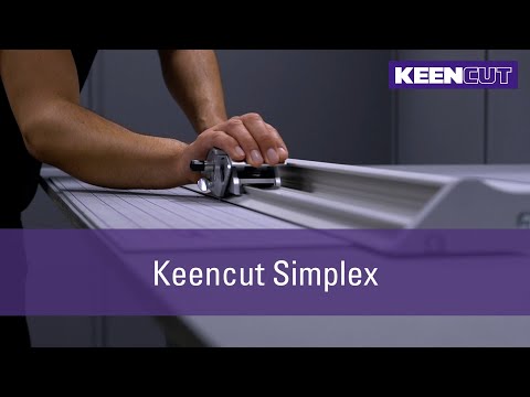 Slide 2 - KEENCUT Simplex Portable Cutter 110cm (video)