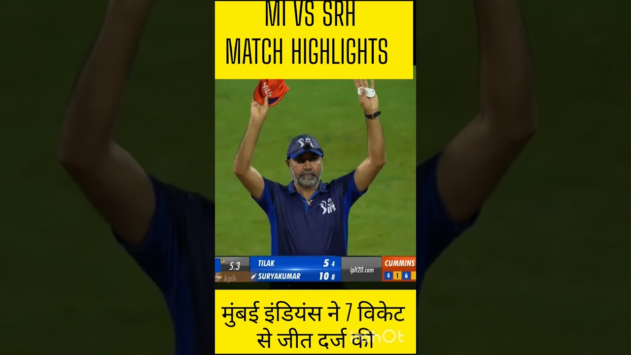 Suryakumar Yadav 102 vs SRH Highlights