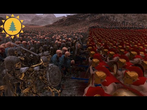 Ultimate Epic Battle Simulator - 100,000 Zombies VS 2,000 Spartan |  Massive NPC Battle