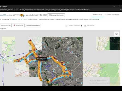 Historial Recorrido WS
