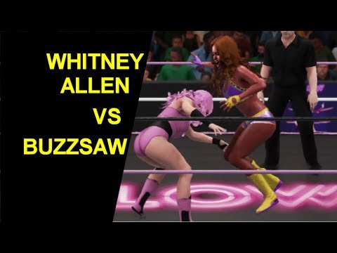 GLOW 1985 Whitney Allen vs Buzzsaw