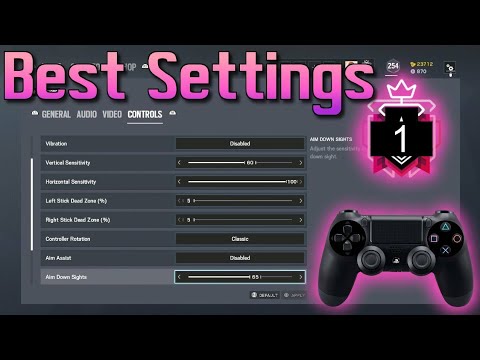 The *BEST* Console Champion Settings/Sensitivity: PS4 Ranked Highlights - Rainbow Six Siege Console