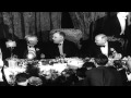 President Franklin Roosevelt cheered at Democratic Party Victory Dinner in Washin...HD Stock Footage