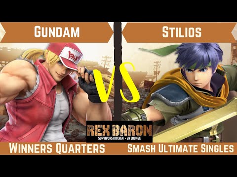 Rex Baron 10 Winners Quarter Finals - Gundam (Terry) Vs. Stilios (Ike)