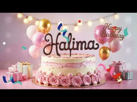 Happy Birthday Halima 🎉 | Halima Birthday Song