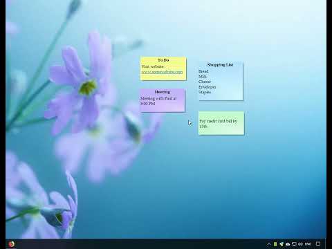 Accessing your sticky notes in different ways