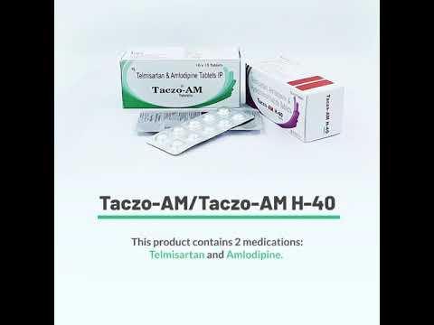 Taczo-amh 40 telmisartan ip 40mg +amlodipine 5mg+hydrochloro...