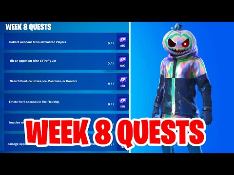 Week 8 Quest Fortnite - All Week 8 weekly Challenges & Quests guide