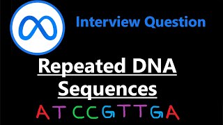 YouTube video 'Repeated DNA Sequences - Leetcode 187 - Python'