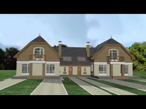 Cyprys bliźniak - projekt domu pracowni Horyzont