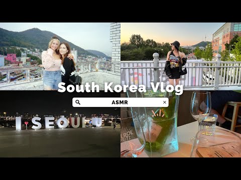 ASMR TRAVEL VLOG | LOS ANGELES TO SOUTH KOREA, RAP BEAT FESTIVAL, BUSAN TRIP AND MORE