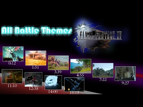 All Battle Themes - Final Fantasy XV