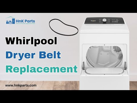 How to Replace Whirlpool Dryer Belt - Step By Step Guide (#661570V) - HnKParts