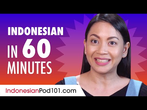 Learn Indonesian in 60 Minutes - ALL the Basics You Need for Conversations