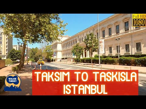 Taksimden 2021 Taşkışla İTÜ Kampüse Yürüyüş-Walking to ITU Taskısla Campus from Taksim