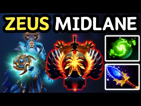 🔥 TOO MUCH DAMAGE. TOO MUCH ELECTRICITY. — ZEUS MID | DOTA 2 🔥
