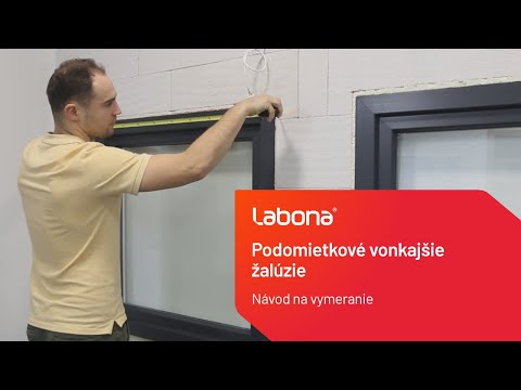 Návod na vymeranie - vonkajšia žalúzia s PurBoxom