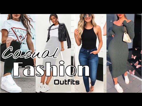 MODA 2022 • OUTFITS EN TENDENCIA LOOKS DE MODA CASUAL OUTFITS CASUALES MUJER FASHION TRENDS 2022