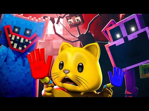 Poppy Playtime Huggy & Friends Minecraft Add-On Mod is PEAK!!