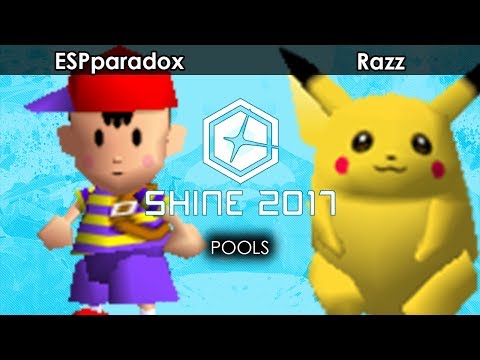 Shine 2017: ESPparadox (Ness) V Razz (Pikachu) - Smash 64 | Pools