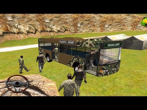 Indian Army Offroad Bus Driver Driving Simulator 2019 - Android GamePlay 3D