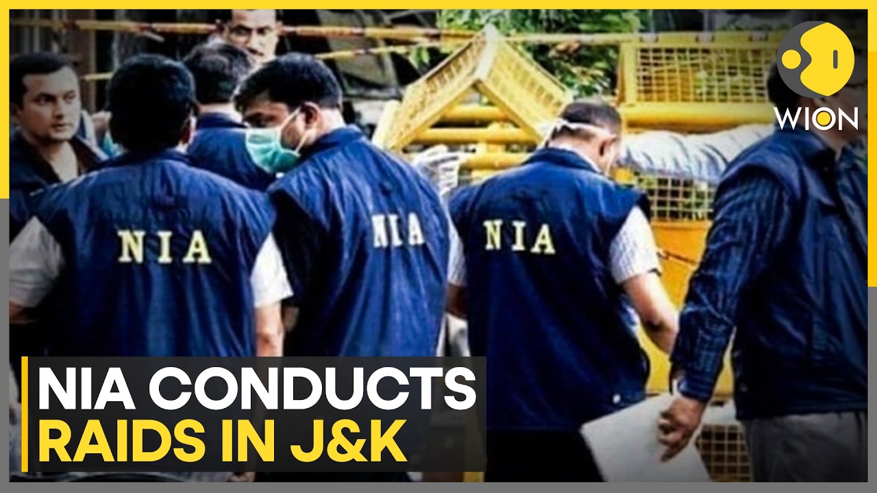NIA Raids 15 Locations in J&K: Major Crackdown on Terror Funding Networks | WION