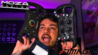 Moza KS Vs. Simagic GT Neo Sim Racing Wheel Comparison