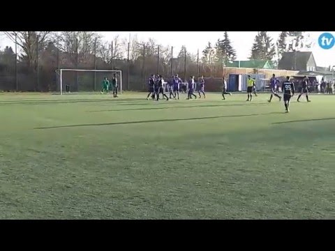 Johannes Räther (Eintracht Mahlsdorf II) trifft zum 1:1 gegen den FC Spandau 06