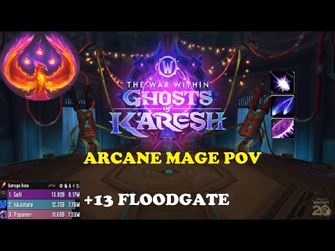 Destroyed +13 Floodgate With Almost 8M Overall ! (Arcane Mage POV) - Season 3 M+
