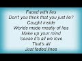 Secret Machines - Faded Lines Lyrics