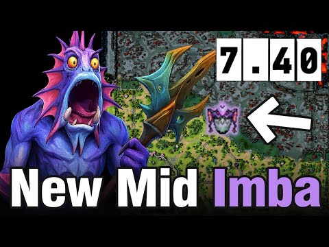 NEW MID IMBA Slardar | Immortal Match | Dota 2 7.40 #dota2
