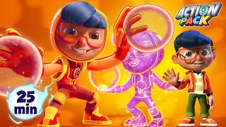 Becoming Superhero Clay!!! | Action Pack | Adventure Cartoon for Kids