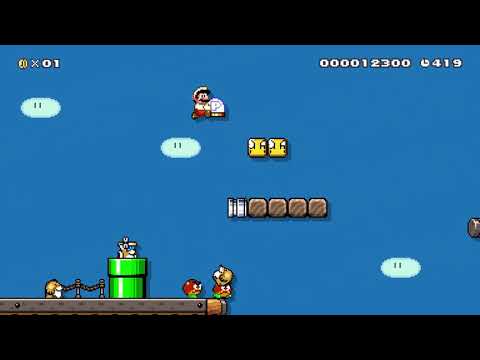 candy forest airship by marko cool 🍄 Super Mario Maker 2 ✹Switch✹ #bab