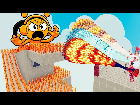 100x SPRUNKI + 2x GIANT vs 3x EVERY GOD - Totally Accurate Battle Simulator TABS