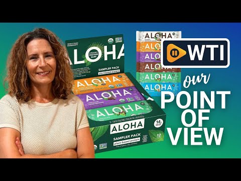 ALOHA Organic Plant Based Protein Bars - WTI product video review