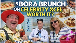 Is Bora Brunch on Celebrity Xcel REALLY Worth It? 🤔🥂 | Celebrity Cruises 