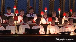 The choir of Westminster Abbey sing 'O Little Town of Bethlehem'