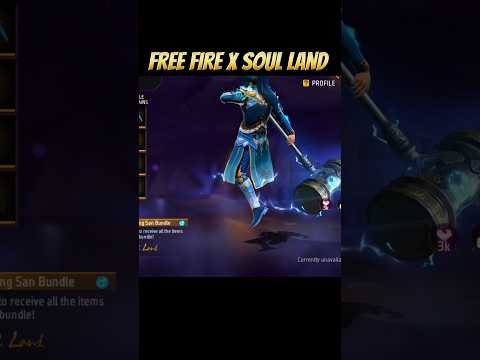 😱Free Fire x Soul Land: New Tang San Bundle #shorts