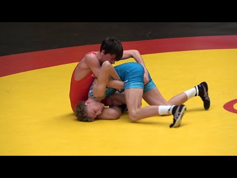 Wrestling / Ringen, DM 2023, Jugend A, 51 kg, Freestyle, Kling - Shifadugov