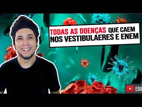 TODAS AS DOENÇAS EM 10 MINUTOS - TODAS QUE CAEM EM VESTIBULAR